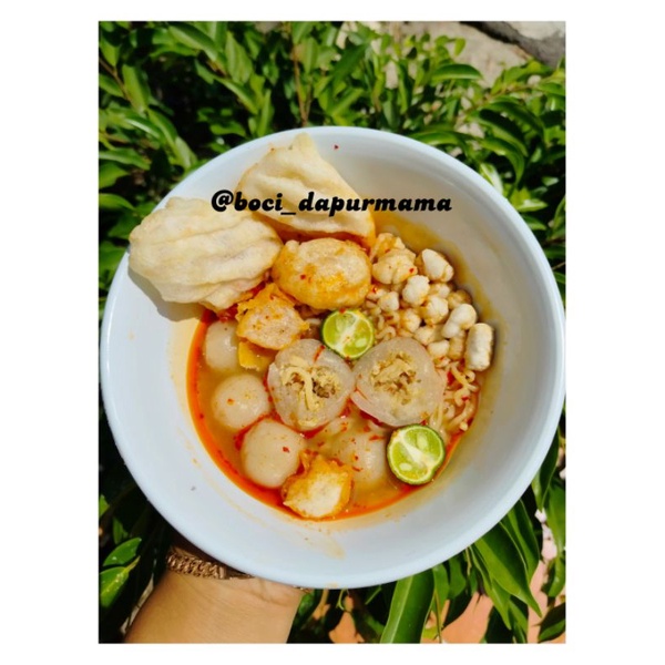 

Boci Bakso aci ayam gurih (homade)