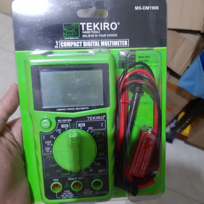 TEKIRO compact digital multimeter multitester avometer digital
