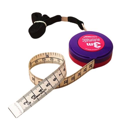 Meteran Jahit Bulat Gulung Tarik German Quality 3M Automatic