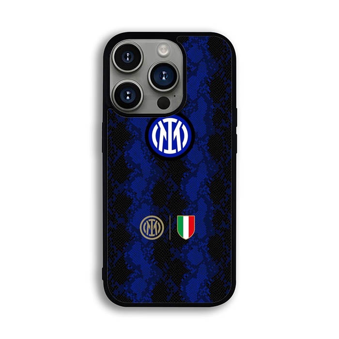 Casing Hardcase Custom iPhone 15 14 13 12 11 XS XR X 8 7 6 SE Pro Max Mini Plus 2020 Inter Milan AB3