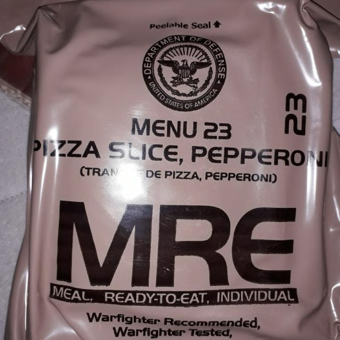 

usa mre ransum tentara amerika menu 23 AS99