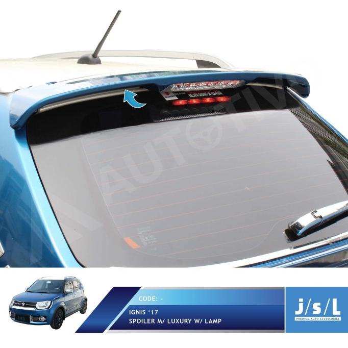 Suzuki Ignis Spoiler Model SGA JSL + Lampu / Spoiler w/ Lamp