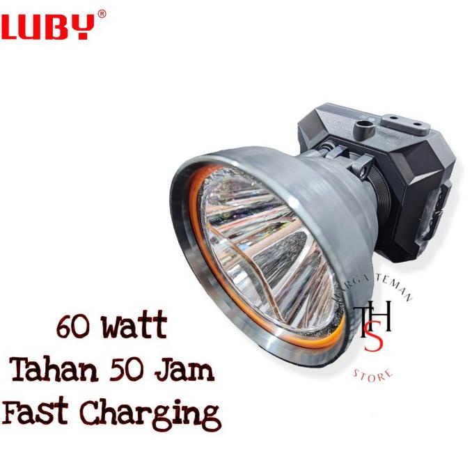 Senter Kepala LUBY 60 Watt Almunium Reflektor 2903 / L2903/ L-2903