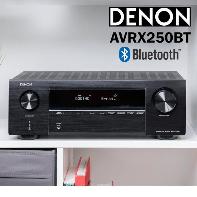 Denon Avr X250Bt Av Receiver 5.1 Ch Avr X250 Bt Bluetooth Avrx 250 Bt