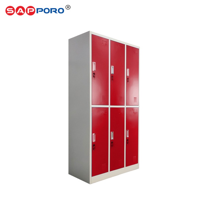 

SAPPORO ESSEN 6 - LOKER BESI 6 PINTU STEEL LOCKER 6 DOORS