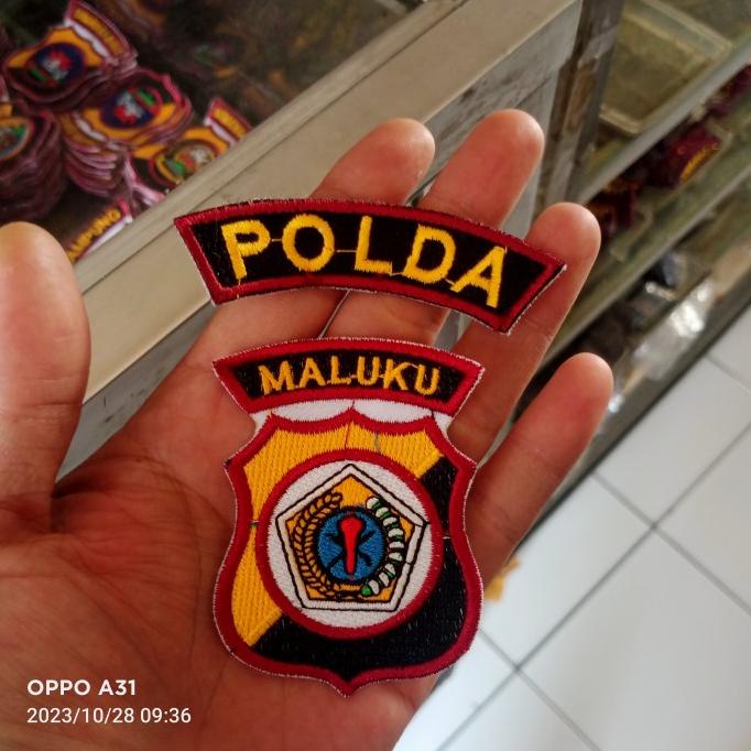 >*>*>*>*] badge bordir polda maluku