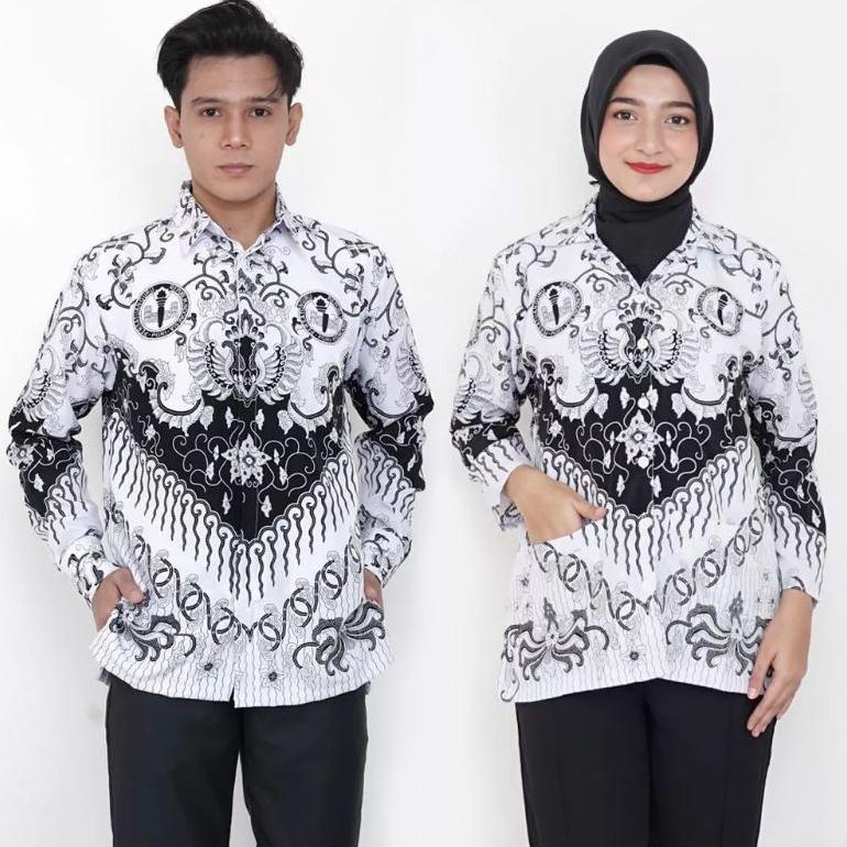 laris Seragam PGRI pria dan wanita terbaru full furing baju batik PGRI // seragam PGRI terbaru // ba