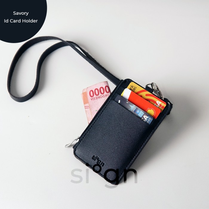 

SIGN - SAVORY ID CARD HOLDER/LANYARD - HITAM