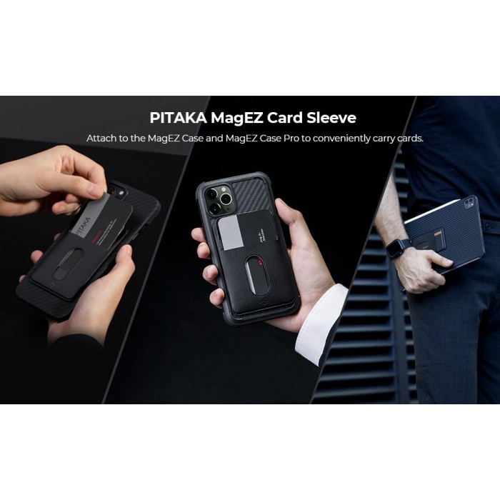 

PITAKA MAGNETIC CARD HOLDER MAGEZ CARD SLEEVE (UP TO 4 CARDS)