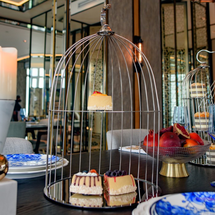 Promo Wide Opened Bird Cage Cake Stand By Mademoiselle Liem