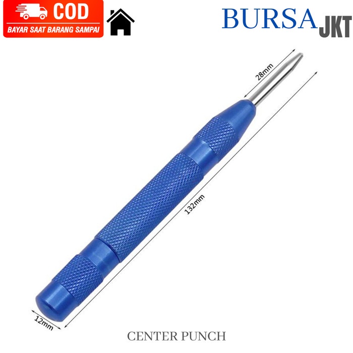 

CENTER PUNCH AUTOMATIC PENANDA TITIK BOR 130 MM DRIP AUTO MARKING