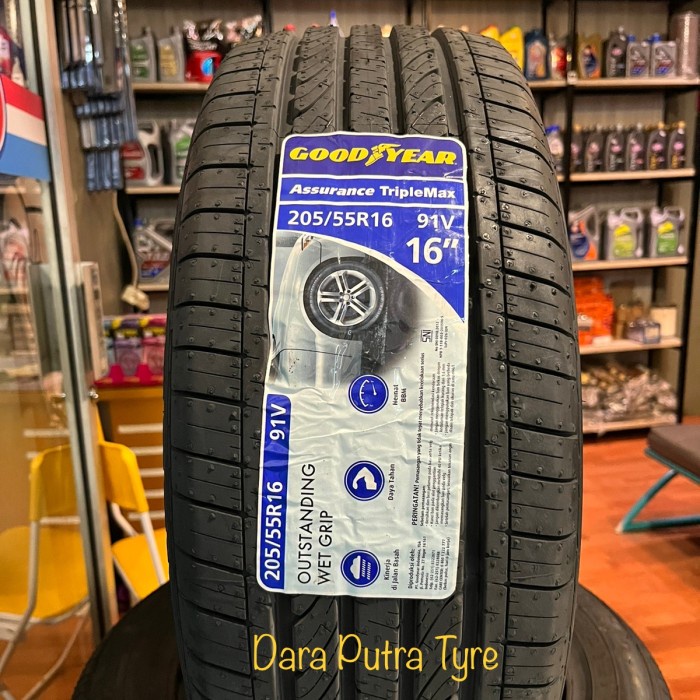 ban 205/55 R16 91V Goodyear Triplemax 205 55 16 ( Xpander/ Altis )