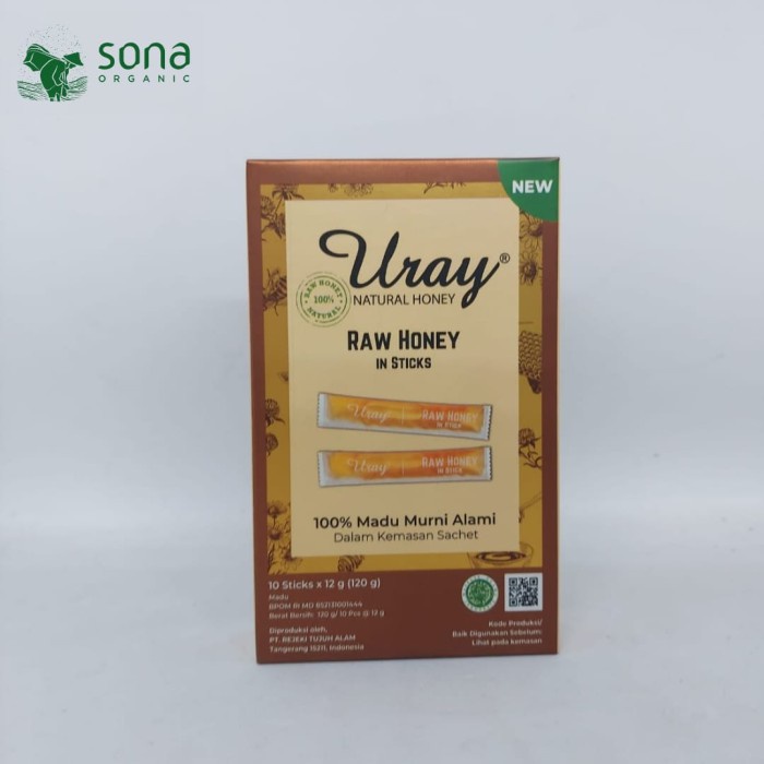 

Madu Uray Raw Honey In Stick - Original - Madu Murni - Madu Hutan