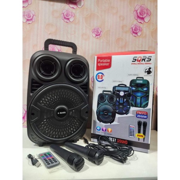 Speaker Bluetooth Portable-Speaker Bluetooth Sqrs 885 Max-Speaker Bluetooth