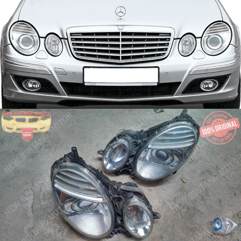 Headlamp mercedes E Class W211 2005 2007 original