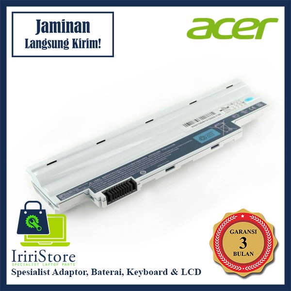 Baterai Acer Aspire One D255, D260, AOD255, AOD260 White