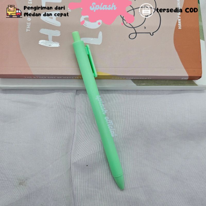 

Pulpen Gel Pastel Mekanik Sage Green 0,5 mm Gel Pen Warna Warni Ballpoint Gel Mekanik 0,5 mm Tinta Hitam Pulpen Spalsh Pulpen Viral