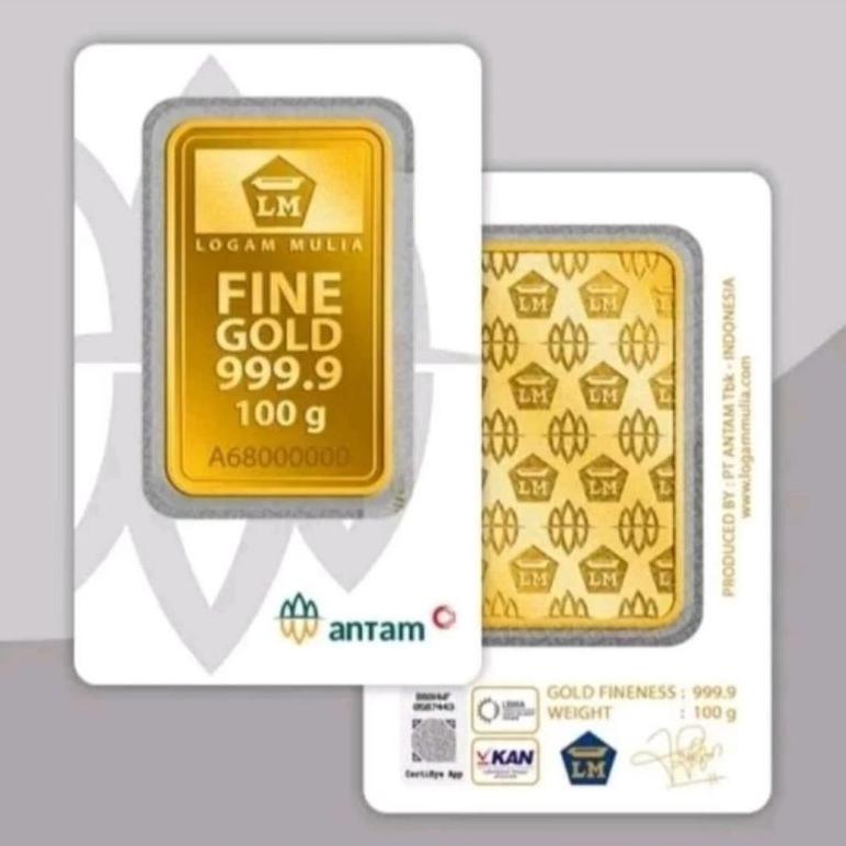 Bisa Cod Akhir Tahun Promo Hp Emas Logam Mulia Keping Emas 0.001-50G/999.9% Fine Gold Big Sale