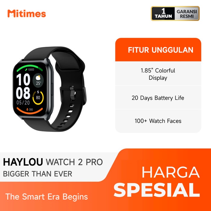 HAYLOU SMART WATCH 2 PRO SPO2 1.85 INCH BEZEL
