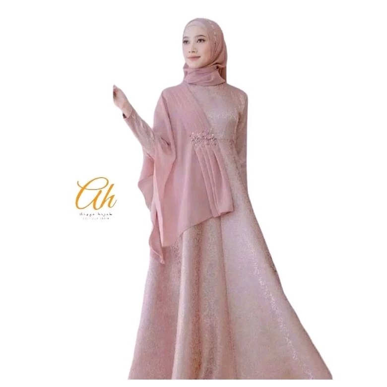 Alana dress - dress muslimah - dress pesta muslimah