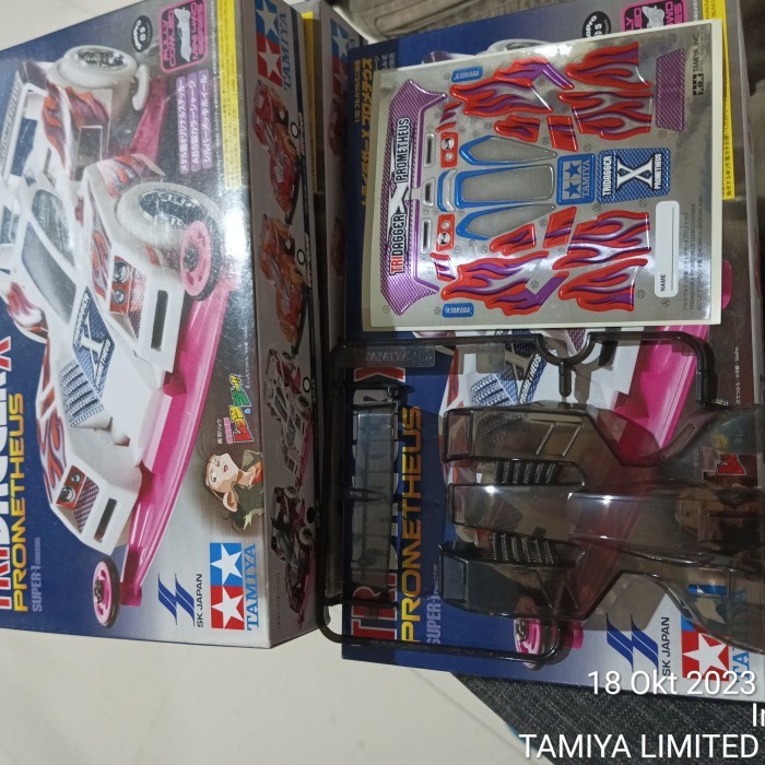 Tamiya Tridagger X Prometheus Black smoke Item 92383 Body decal dus