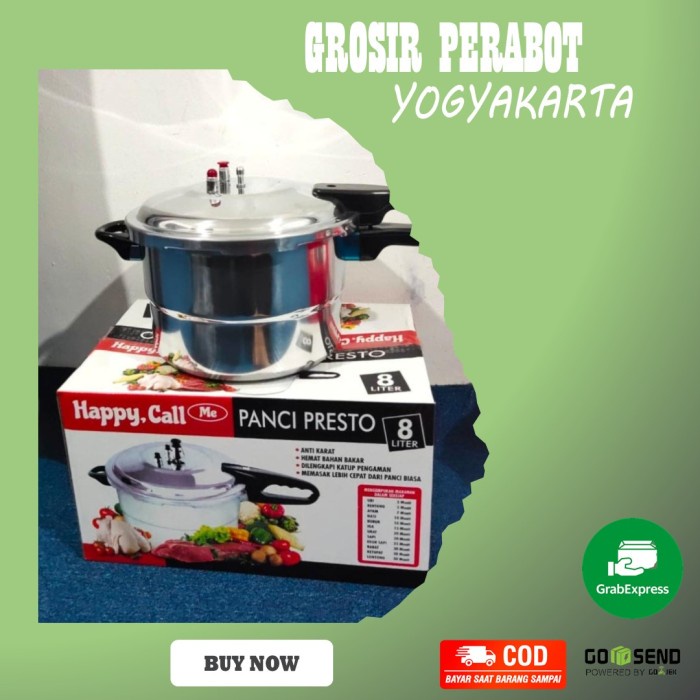 cusss order] Panci Presto HC 8 L/ Panci Presto Stainless/ Panci Presto Happy Call