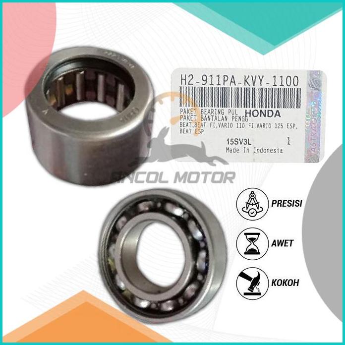 ASPIRA Bearing Puli Pulley Set Beat Fi Vario eSP PCX 150 CVT Laher Kit