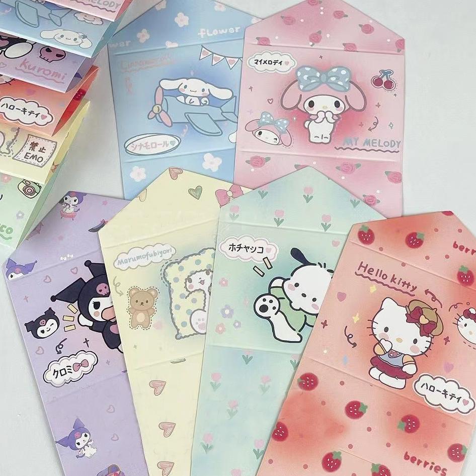 Kartu Sanrio lucu untuk mengirim teman ke pacar hadiah kartu ucapan ulang tahun kartu pos kartu ucap