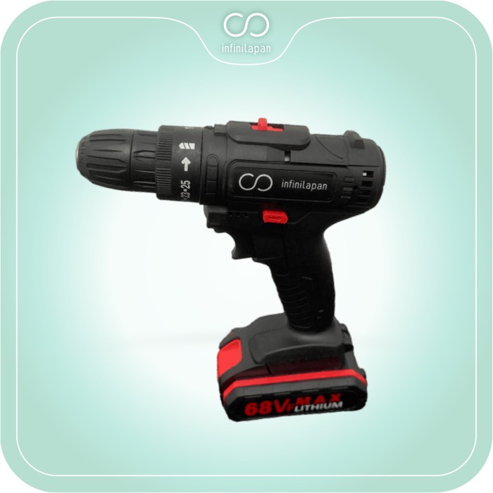Bor Tanpa Kabel Mesin Bor Elektrik Electric Drill Cordless 68V