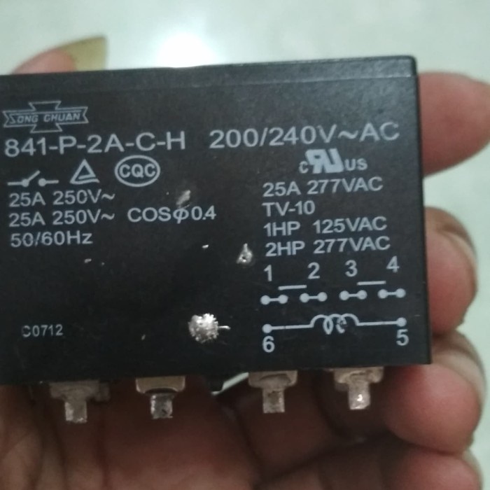 Relay 25 A 220 Volt / 227 Volt Used Prakass