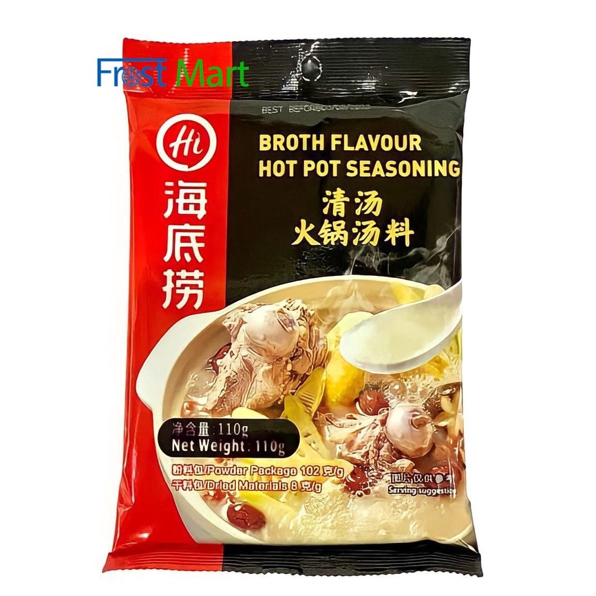 

Haidilao Broth Flavour Hot Pot Bumbu Hot Pot Rasa Kaldu 110Gr