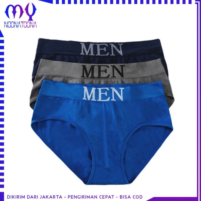 Celana Dalam Pria Briefs Polos 6877 Underwear Man Sempak Cowok