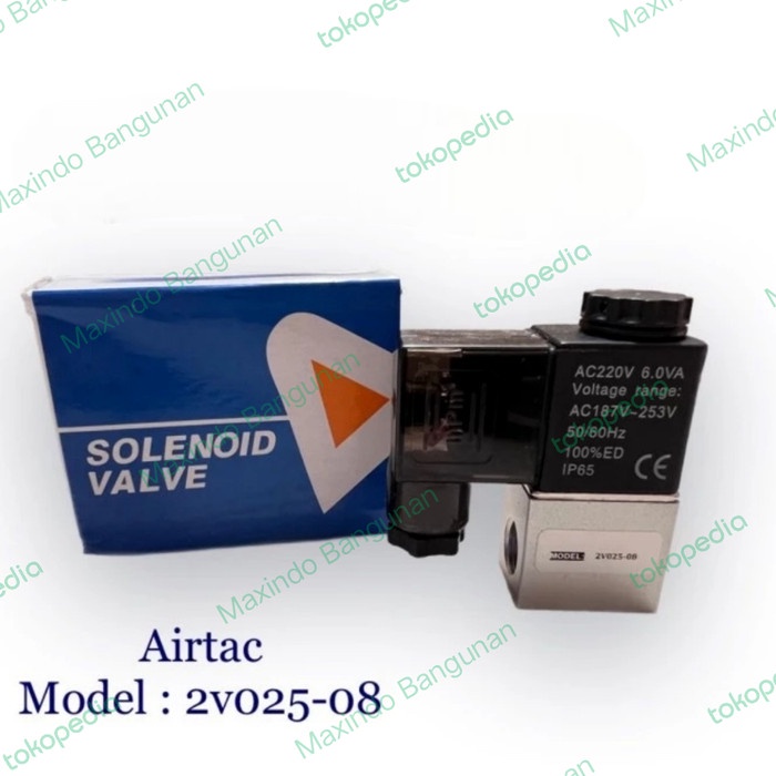 Selenoid Valve 2V025 - 08 AC 220 AIRTAC / Solenoid Valve AC220