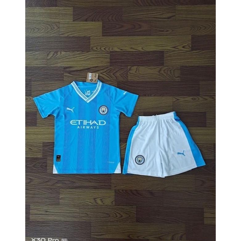 Terlaris (Kids) Jersey Bola City Home New 2024 Kids Grade Ori Big Sale
