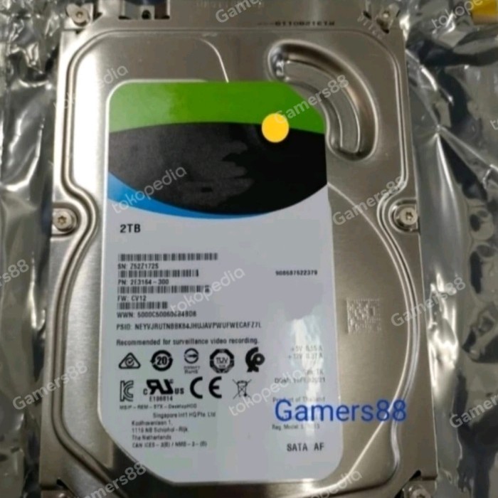 Termurah Hdd 2Tb Hardisk 2Tb Harddisk Cctv Internal 2Tb 3.5" Sata