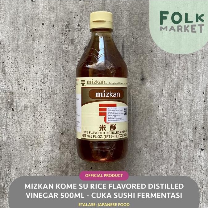 

><><><] MIZKAN Kome Su 500ml -Rice Flavored Distilled Vinegar / Cuka Jepang