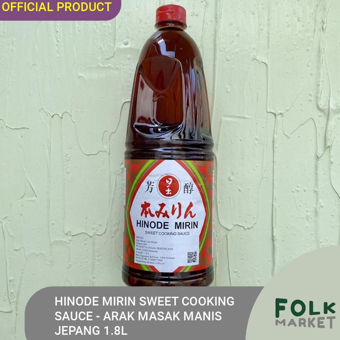 

] HINODE Mirin Sweet Cooking Sauce 1.8L - Arak Masak Manis Jepang 1.8L