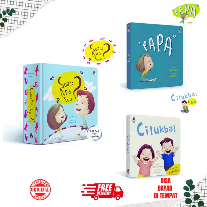 

[SALE MURAH] Buku Rabbit Hole: "Cilukba!", "Papa", "Suara Apa Itu" dll. TERBATAS