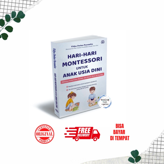 

[SALE MURAH] Hari-Hari Montessori Untuk Anak Usia Dini - Vidya Dwina Paramita BOOM SALE
