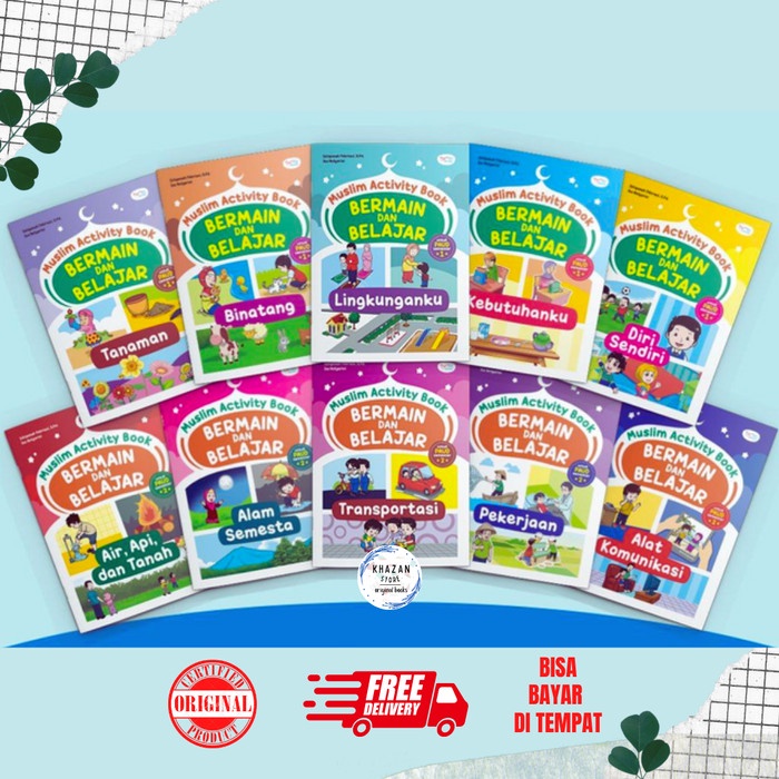 

[SALE MURAH] Muslim Activity Book Bermain dan Belajar untuk PAUD dari Visi Mandiri DISKON