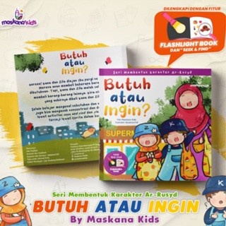 

[SALE MURAH] BUKU BUTUH ATAU INGIN  Seri Membentuk Karakter Ar-Rusyd mask FREE ONGKIR