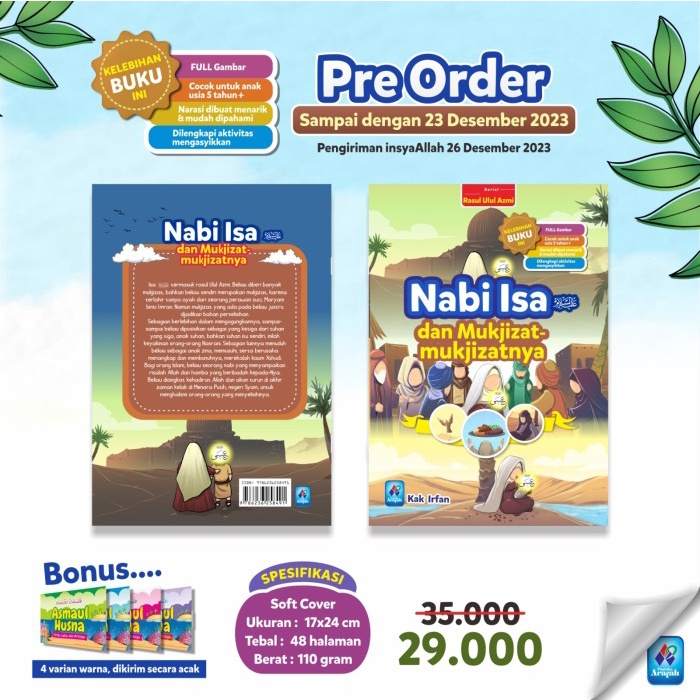 

[SALE MURAH] BUKU NABI ISA MUKJIZAT-MUKJIZATNYA MURAH