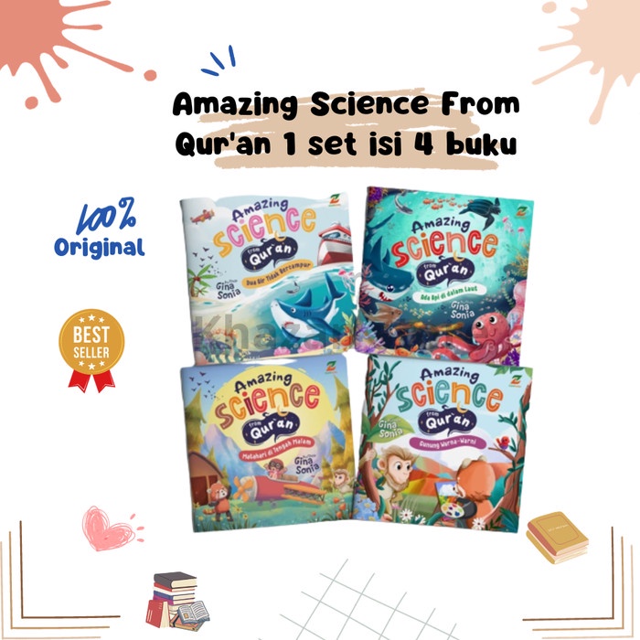 

[SALE MURAH] Buku Serial Amazing Science From Qur'an ZIYAD (1set isi 4 buk GRATIS ONGKIR