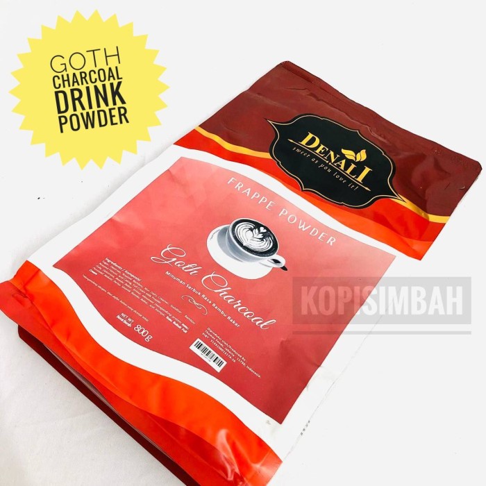 

Silahkan Order] Powder DENALI Rasa GOTH CHARCOAL 800 gram Bubuk Minuman Premium Arang