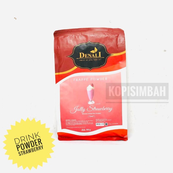 

------] Powder DENALI Rasa JOLLY STRAWBERRY 800 gram Bubuk Minuman Premium