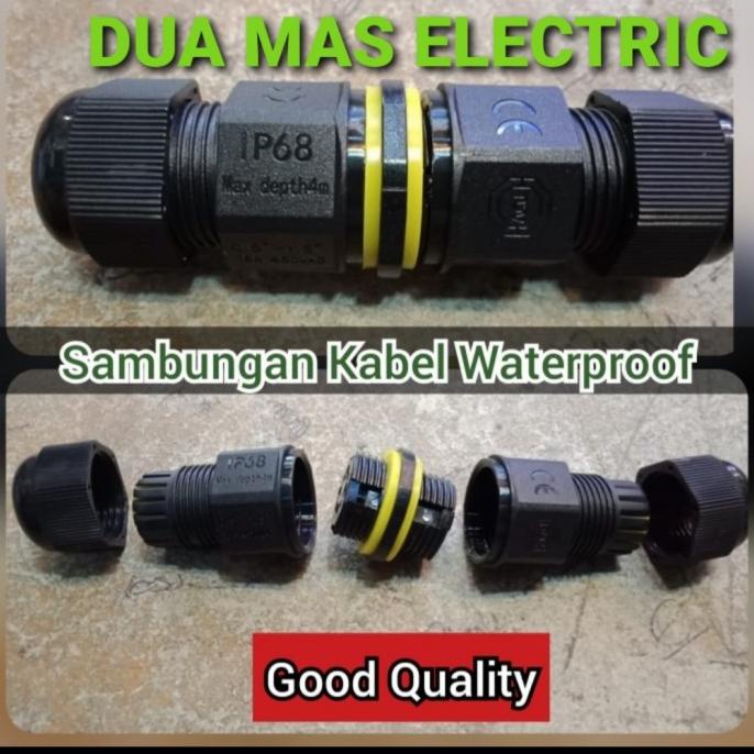 Sambungan Kabel waterproof tahan air - Soket outdoor - IP connector