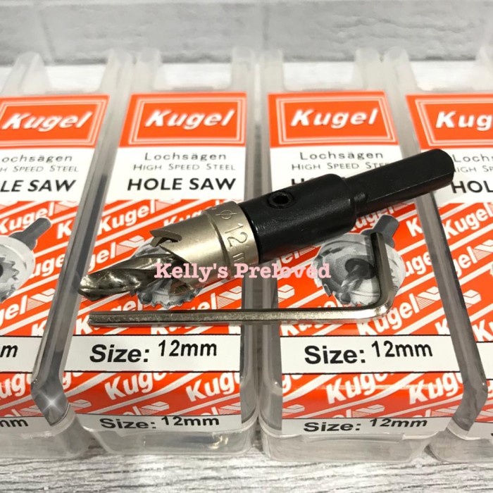 

Kugel Hole Saw Besi H.S.S 12 Mm - Mata Bor Besi Hss Original !!!