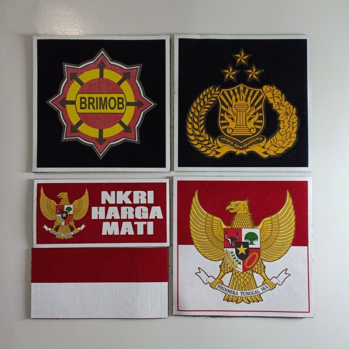 

------] EMBLEM PATCH BRIMOB 1 Set (5pcs Emblem) - 89ribu TEMPELAN VELCRO