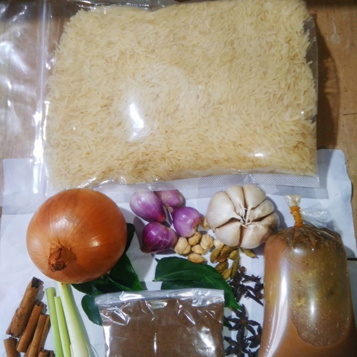 

Basmati Bumbu Nasi Kebuli Komplit/Pkt Basmati Lengkap 1Kg