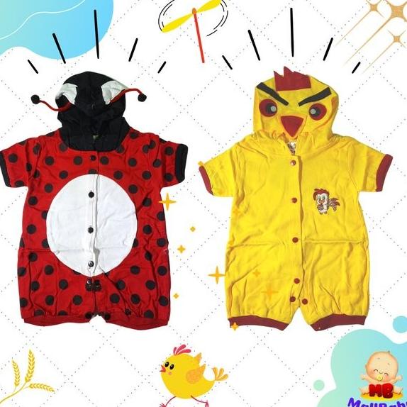 COD Baju Bayi Laki Laki 0-6 Bulan Jumper Bayi Perempuan Karakter Hewan